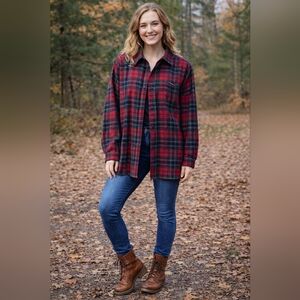 Pendleton Woolen Mills Red Maclean Tartan Button Down Shirt